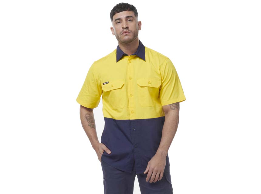 KingGee K54008 Yellow Navy2