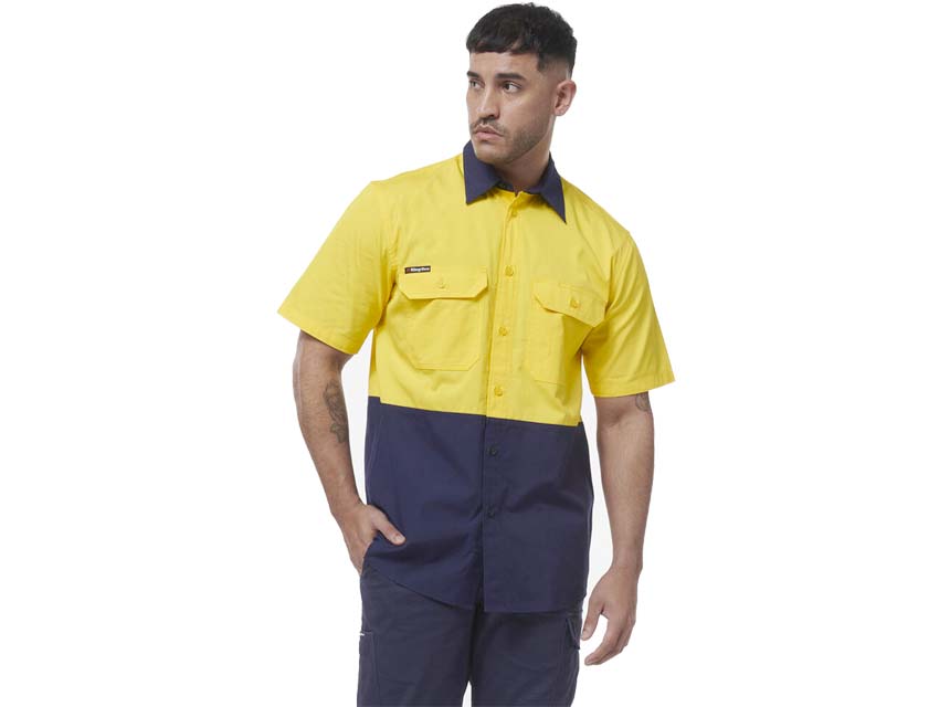 KingGee K54008 Yellow Navy3