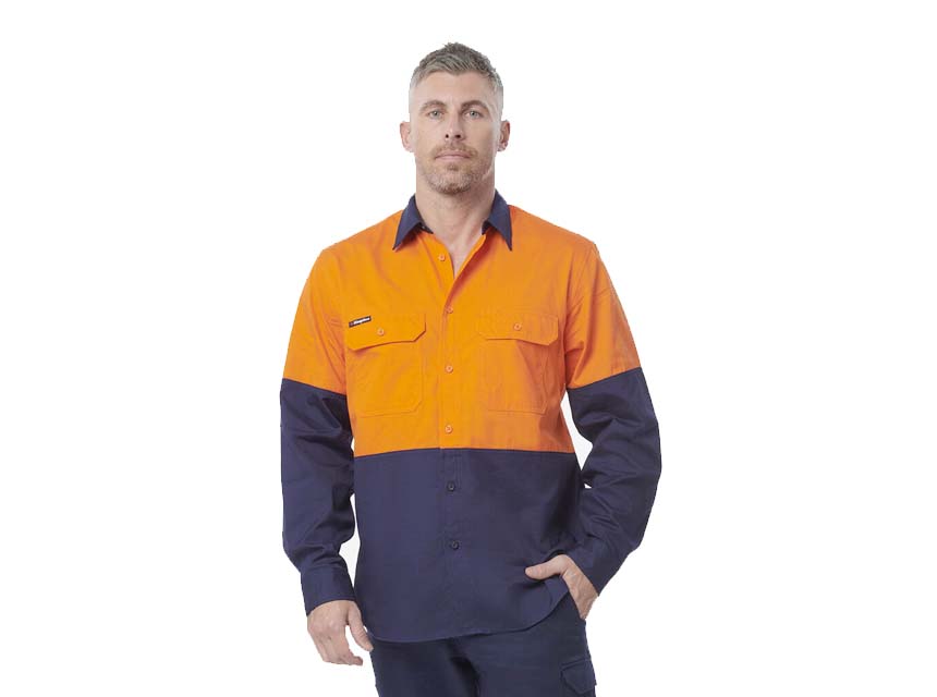 KingGee K54912 Orange Navy