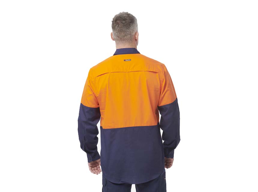 KingGee K54912 Orange Navy2