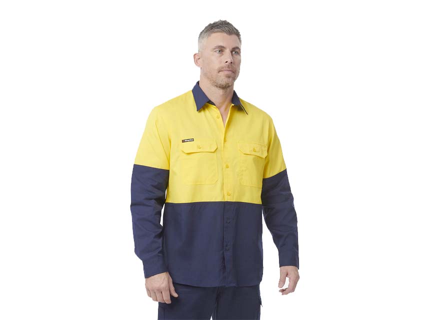 KingGee K54912 Yellow Navy3