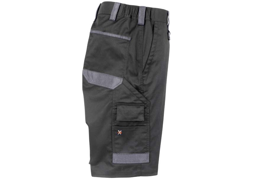 WP04 UNISEX Shorts Black Rightlegview