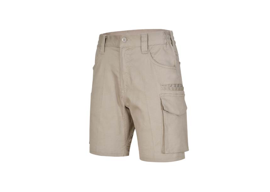WP27 UNISEX Shorts Sand Front Left
