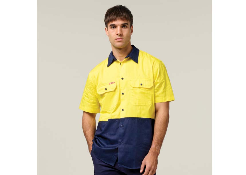 y04620 Short Sleeve Cotton Shirt yna 1